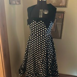 Sweet vintage polka dot dress